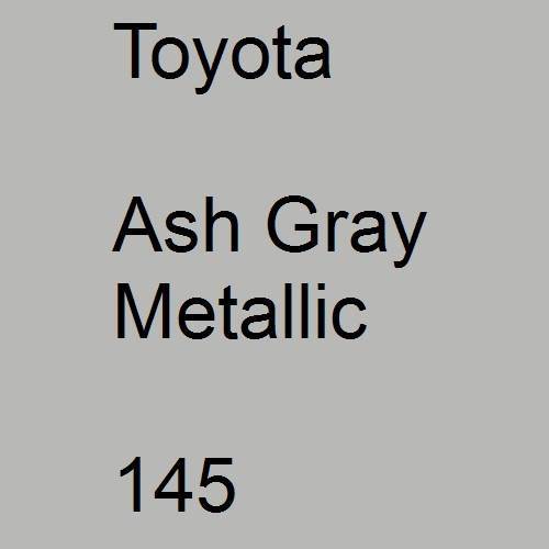 Toyota, Ash Gray Metallic, 145.